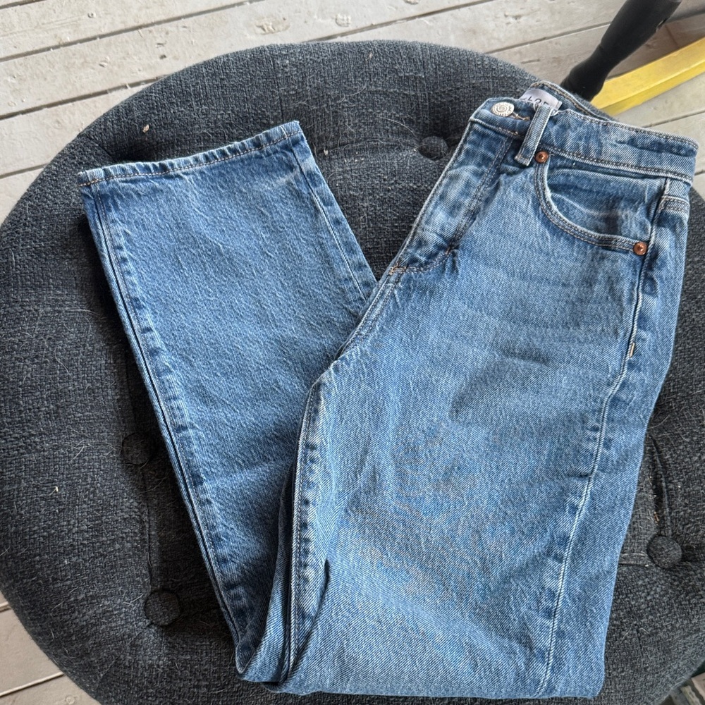 LOFT Blue Straight Leg Jeans